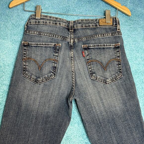 Levis The Original Jean Mid Rise Skinny Women's Size 8M Blue Jeans W26 L30 VTG - Picture 10 of 16